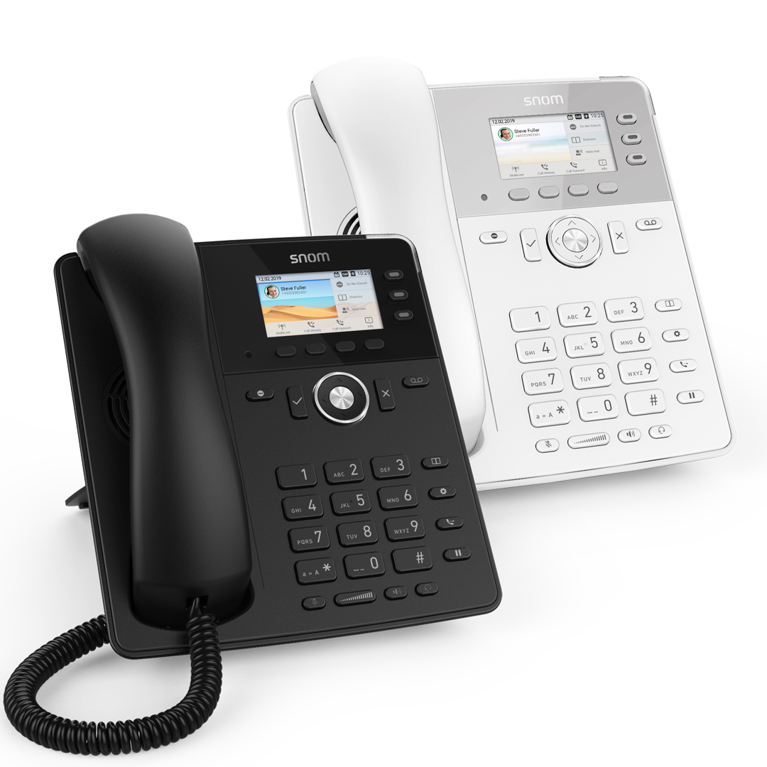 Snom D717 IP-Telefon schwarz/weiss
