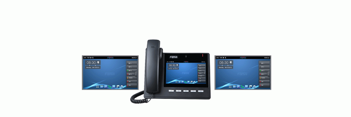 Fanvil Smart Video IP-Telefon mit 7 - Fanvil Smart Video IP-Telefon mit 7 Zoll Multi-Touchscreen