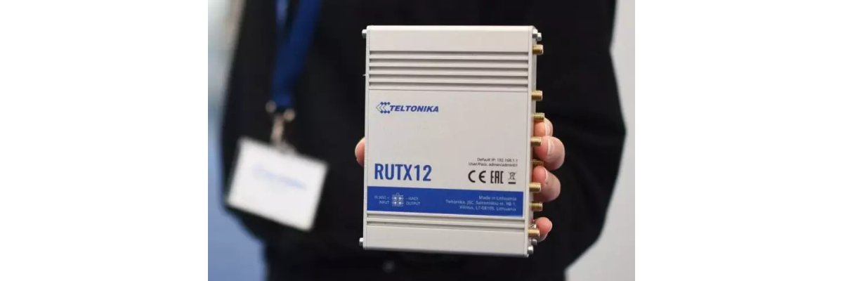 Introducing the Teltonika RUTX12: The new RUTX12 has two independent 4G LTE CAT6 mobile modems working with 2 SIM cards to provide redundancy and maximize connection availability with advanced network security features. - Introducing the Teltonika RUTX12: The RUTX12 has two independent 4G LTE CAT6 mobile modems working with 2 SIM cards to provide redundancy and maximize connection availability with advanced network security features.