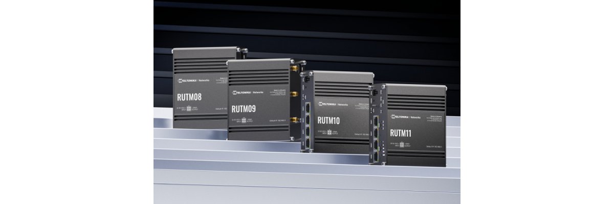 Die Neuen Industrierouter der M-Serie (RUTM08, RUTM09, RUTM10 und RUTM11) von TELTONIKA sind verfügbar - Entdecken Sie die neuen Teltonika Industrierouter der M-Serie (RUTM08, RUTM09, RUTM10 und RUTM11)