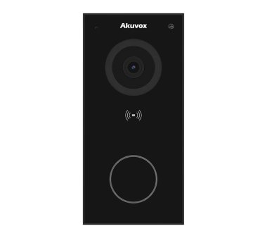 Akuvox E12S black SIP Video Door Intercom, wall mount