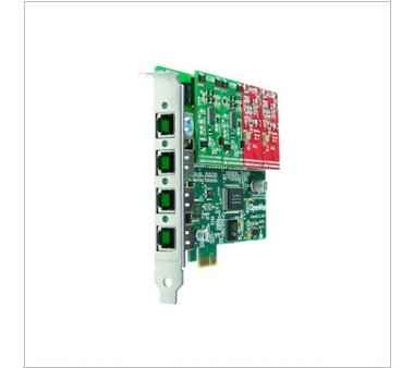 OpenVox A400E01 4 Port Analog PCI-E card + 1 FXO module