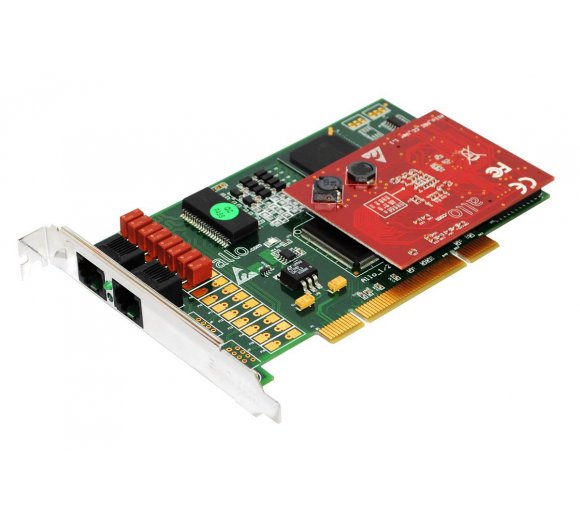 ALLO-2PRI-EC E1/T1 PRI PCI Card + Echo Cancel, 2 Port PRI support SS7 signaling (1st Gen)