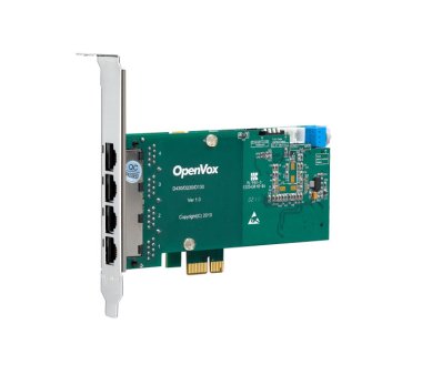 OpenVox DE430E Port T1/E1/J1 PRI PCI-E card + EC2128...