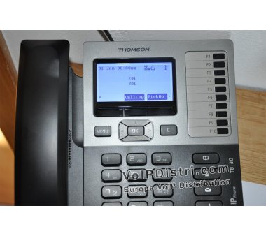 Thomson IP TB30 Professional SIP Telefon mit PoE inkl. Netzteil (Optional: Wireless DECT Headset Support)