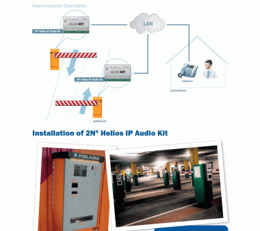 SIP Einbauelektronik für Briefkastenanlagen, Parkplatz-Systeme , 2N EntryComIP Audio-Kit