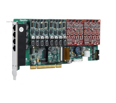 OpenVox AE1610P02, 16 Port Analog PCI Card + 2 FXO400...