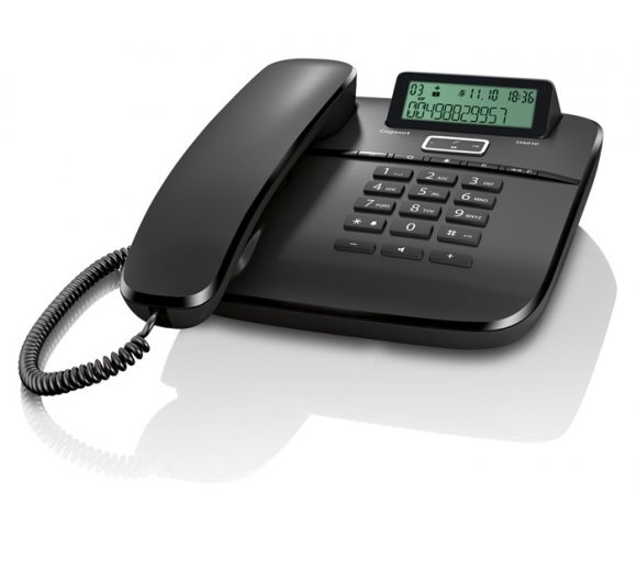 Gigaset DA610 Komfort analog Festnetztelefon mit Freisprechen, Anrufanzeige und Telefonbuch