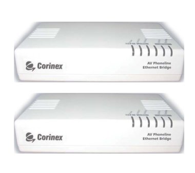 Corinex AV192 Phoneline Ethernet Adapter Set, HPNA...