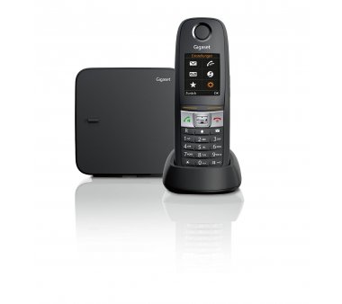 Gigaset E630 schwarz analog DECT Telefon mit...