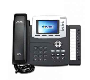 Planet VIP-6040PT High-performance VoIP Phone with Gigabit Ethernet, Color LCD, HD wideband, PoE (4-Line)