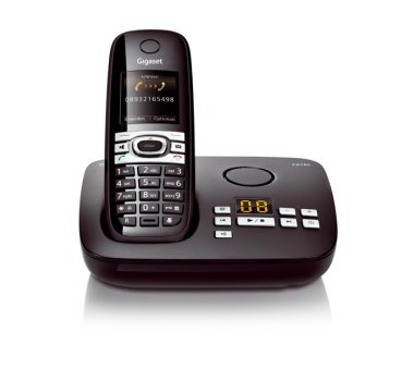 Gigaset C610A Shiny Black with answering machine