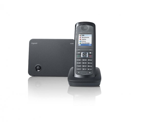 Gigaset E490 Analog DECT Telefon, staub-und spritzwassergeschützt