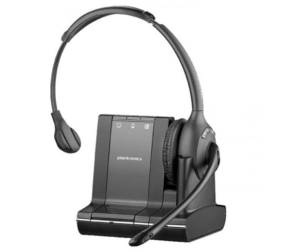 Savi Office W710/A UC, Kopfbügel DECT-Headset & Bluetooth Verbindung zwischen Smartphone, monaural (74g  Gewicht) *Bulkware (Neue Ware aus einen Demo Koffer entnommen)