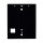 2N IP Verso mounting plate on glass or an uneven surface (1-fold)