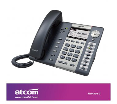 ATCOM Rainbow 2 functional IP phone (4 SIP account, Full...