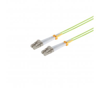 Duplex fibre Optics patch cable 15m LC-LC, 50/125um,...