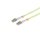 Duplex fibre Optics patch cable 15m LC-LC, 50/125um, Multimode, OM5, color lime green