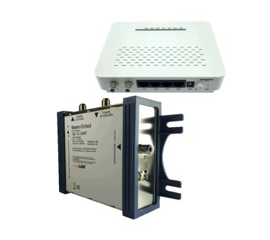 coaxLAN CLM6 Home Master + CL100NT with DC remote power...