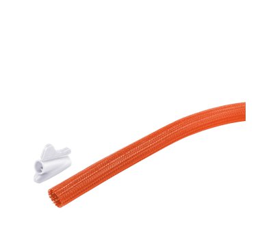 7.5m flexible cable conduit set, 13mm, orange (fabric...