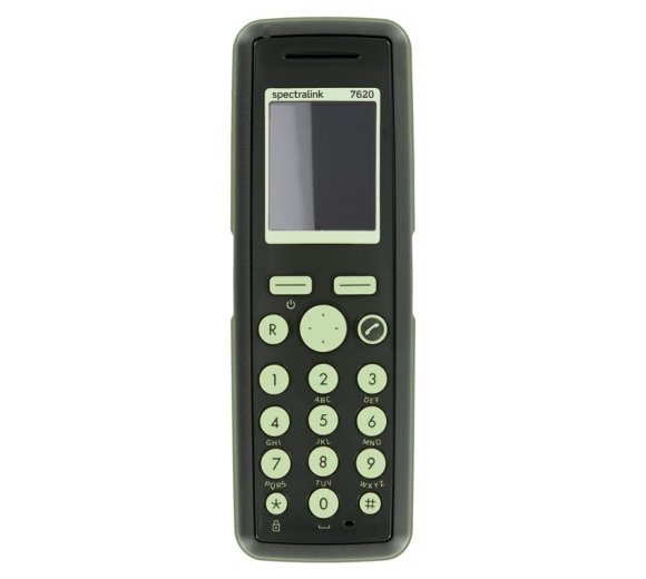 Spectralink 7620 Handset mit IP 64 Klassifizierung, grüne Tasten (0251 0000)