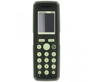 Spectralink 7620 Handset with IP64 classified, green keys...