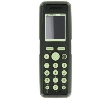 Spectralink 7620 Handset with IP64 classified, green keys...