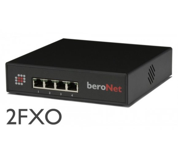 beroNet Analog 2FXO, Small Business Line (Fernverwaltung per beroNet Cloud) - non-modular 