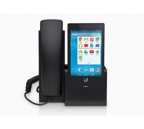 UBIQUITY UniFi Pro VoIP Video IP Telefon (UVP-Pro) mit 5 Farb-Touchscreen für Videotelefonie, PoE, Gigabit, Bluetooth, WLAN (Wireless N), Powered by Android