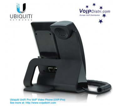 UBIQUITY UniFi Pro VoIP Video IP phone (UVP-Pro) with 5" Color-Touchscreen, PoE, Gigabit, Bluetooth, WiFi (Wireless N), Powered by Android