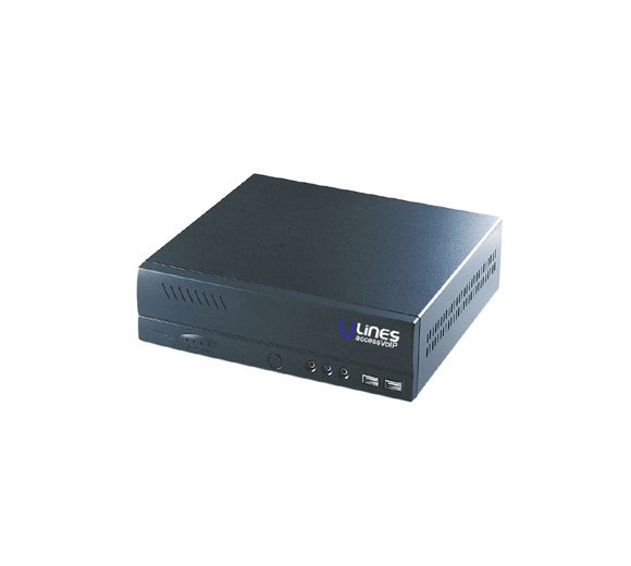 CPBX Compact e20s2 2x S0 ( dual karte ), 16 calls 1GB DOM in Silber thin client