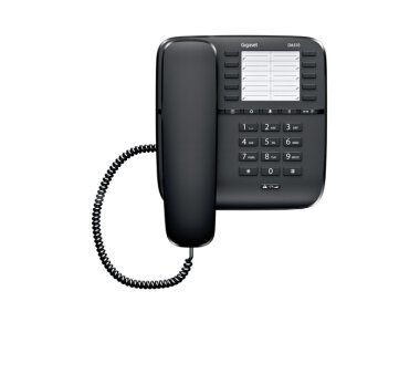 Gigaset DA510 corded analog Desktop-/Wallmount-Phone, black color
