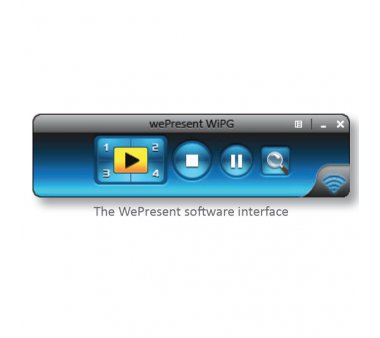 WePresent WiPG-1000 presentation tool, VGA or HDMI-Output, Full HD, LAN/WLAN, USB for Touchscreen and IWB, Audio out