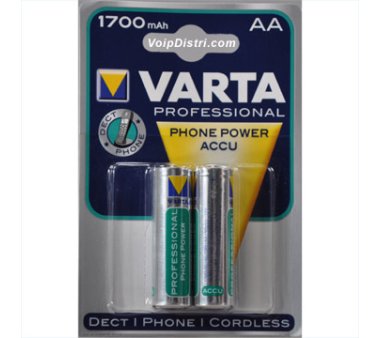 VARTA Phone Power Accu for Gigaset Phones, 2 Bateries AA...