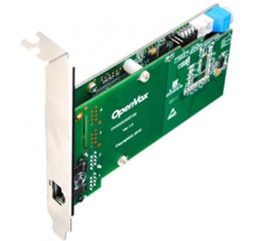 OpenVox DE130P 1 Port T1/E1/J1 PRI PCI card with EC2032 module (Advanced Version, Half-length with Low profile option)