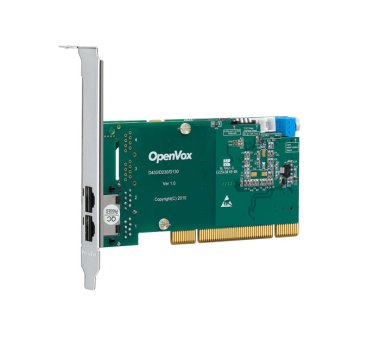 OpenVox DE230P 2 Port T1/E1/J1 PRI PCI card + EC2064...