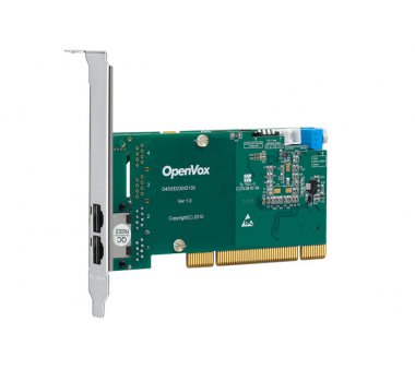 OpenVox DE230P 2 Port T1/E1/J1 PRI PCI card + EC2064...
