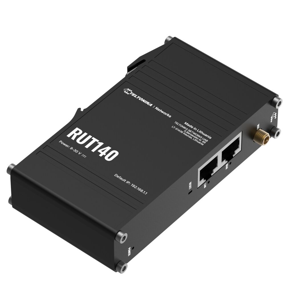 Teltonika RUT140 industrial Ethernet Router - IEEE 802.11b/g/n, Acces