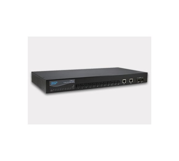 BSPCOM CP8012GCW 12-Port 100Base-FX POF + 2 Gigabit TP/SFP ports COMBO,Web Smart Switch