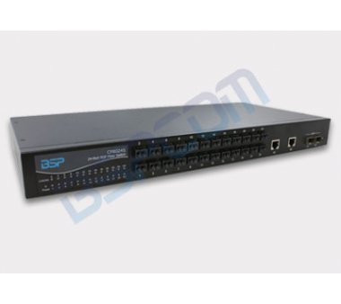 BSPCOM CP8024 24&-Port 100Base-FX POF + 2 Gigabit TP/SFP ports COMBO Switch