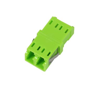 Multimode OM5 coupler, lime green, LC socket / LC socket,...