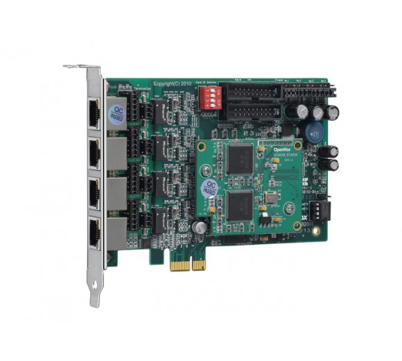 OpenVox BE400E 4-Port ISDN BRI PCI Express Card + Hardware Echo Cancellation Module; BRI Cologne Chip