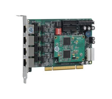 OpenVox BE400P 4-Port ISDN BRI PCI Card + Hardware Echo...