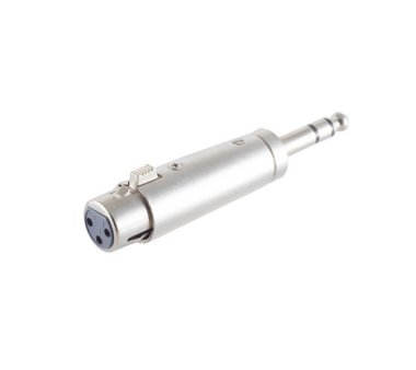 Cannon / XLR Jack to 3 pin 6.3mm Stereo Audio Plug
