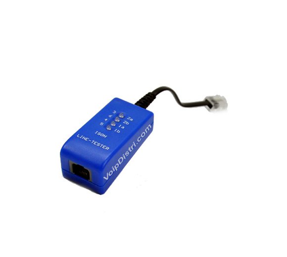 ISDN-Line test plug Adapter with LED / ISDN BRI Connection Test Adapter  (NTBA, FritzBox, Speedport)