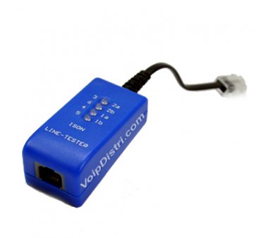 ISDN-Line test plug Adapter with LED / ISDN BRI...