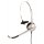 ADD-COM ADD-200 Quantum Pro Noise Cancelling Monaural Einohr-Headset + ADD-1006 Ohrbügel + Leder-, Schaumstoffohrkissen  + Schaumkissenaufsatz für das Mikrofon)