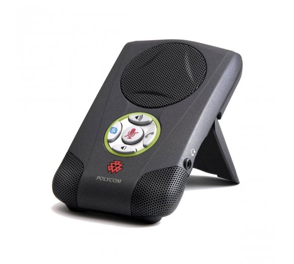 Polycom Communicator C100S, grau, USB Desktop Speakerphone Skype zertifiziert