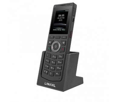 Linkvil by Fanvil W610W Mobiles WLAN SIP Telefon Dual-Band Wi-Fi (2.4G/5G 802.11 a/b/g/n/ac, Bluetooth 5.0)