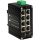 Mini industrieller Managed 8-Port 10/100/1000T + 2-Port 100/1000X SFP Gigabit Ethernet Switch, Stand-Alone